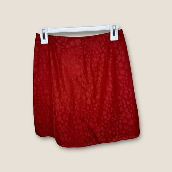 SAGE The Label Molly Ruffle Mini Skirt Leopard Print NWT Small - Picture 2 of 7